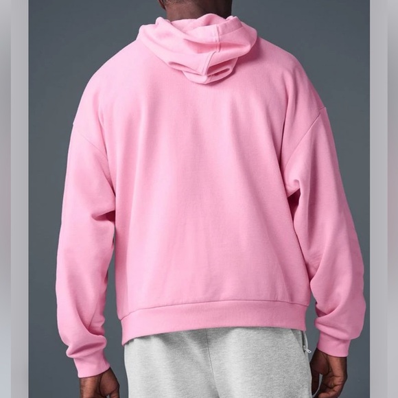 ALO YOGA HOODIE WILD ROSE PINK - M - Picture 2 of 8